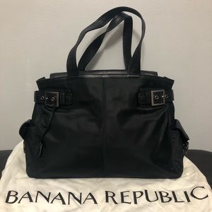 Banana Republic Black Tote Bag